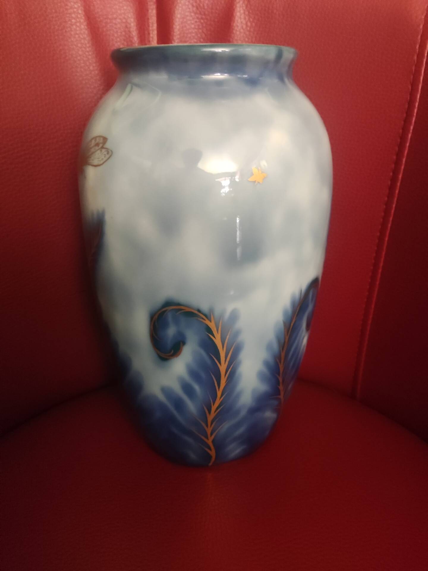 Limoges porcelain vase signed by Camille Tharaud
