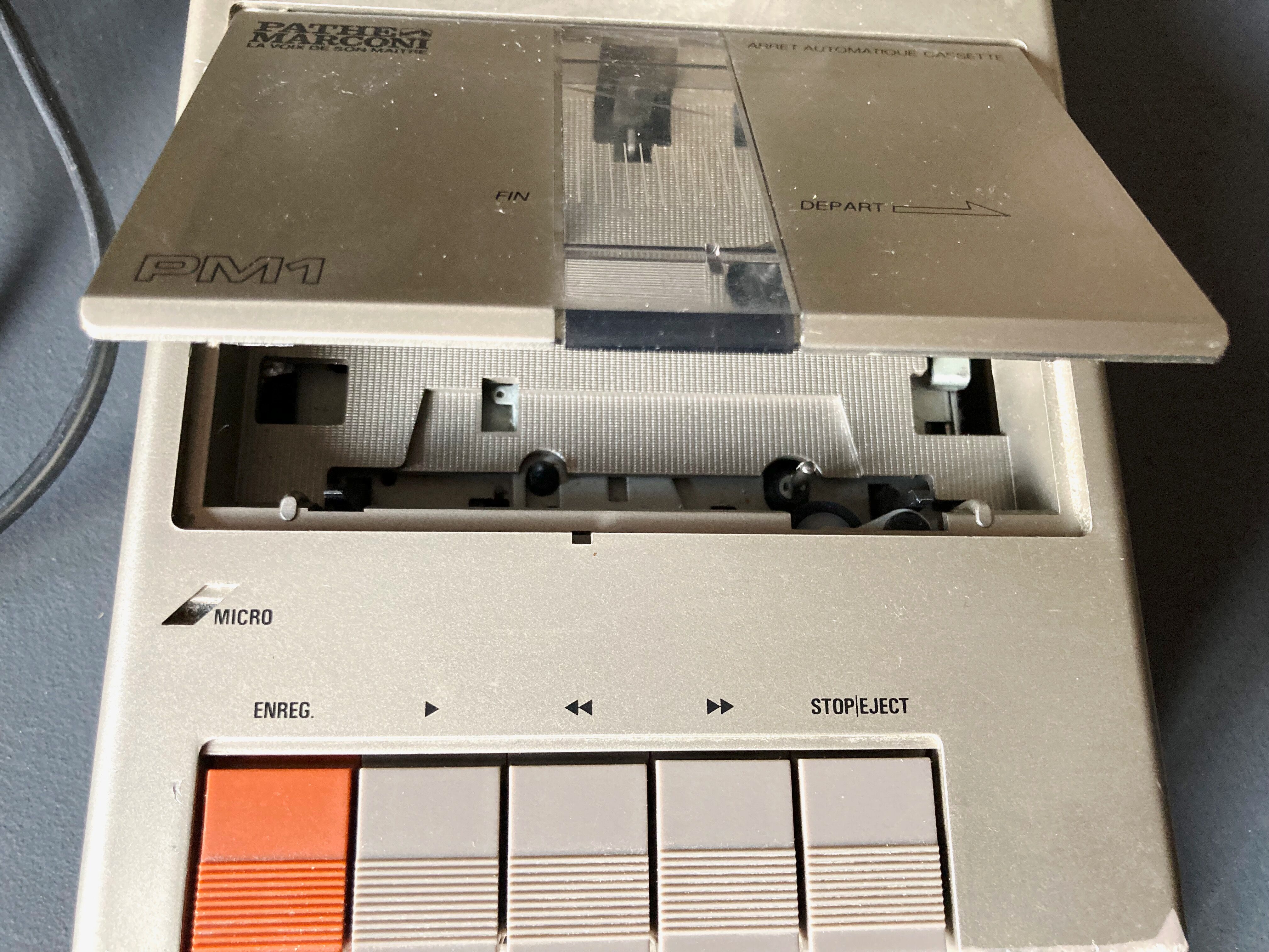 Pathé Marconni K7 recorder player