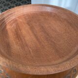 Compotier in solid turned wood 1970