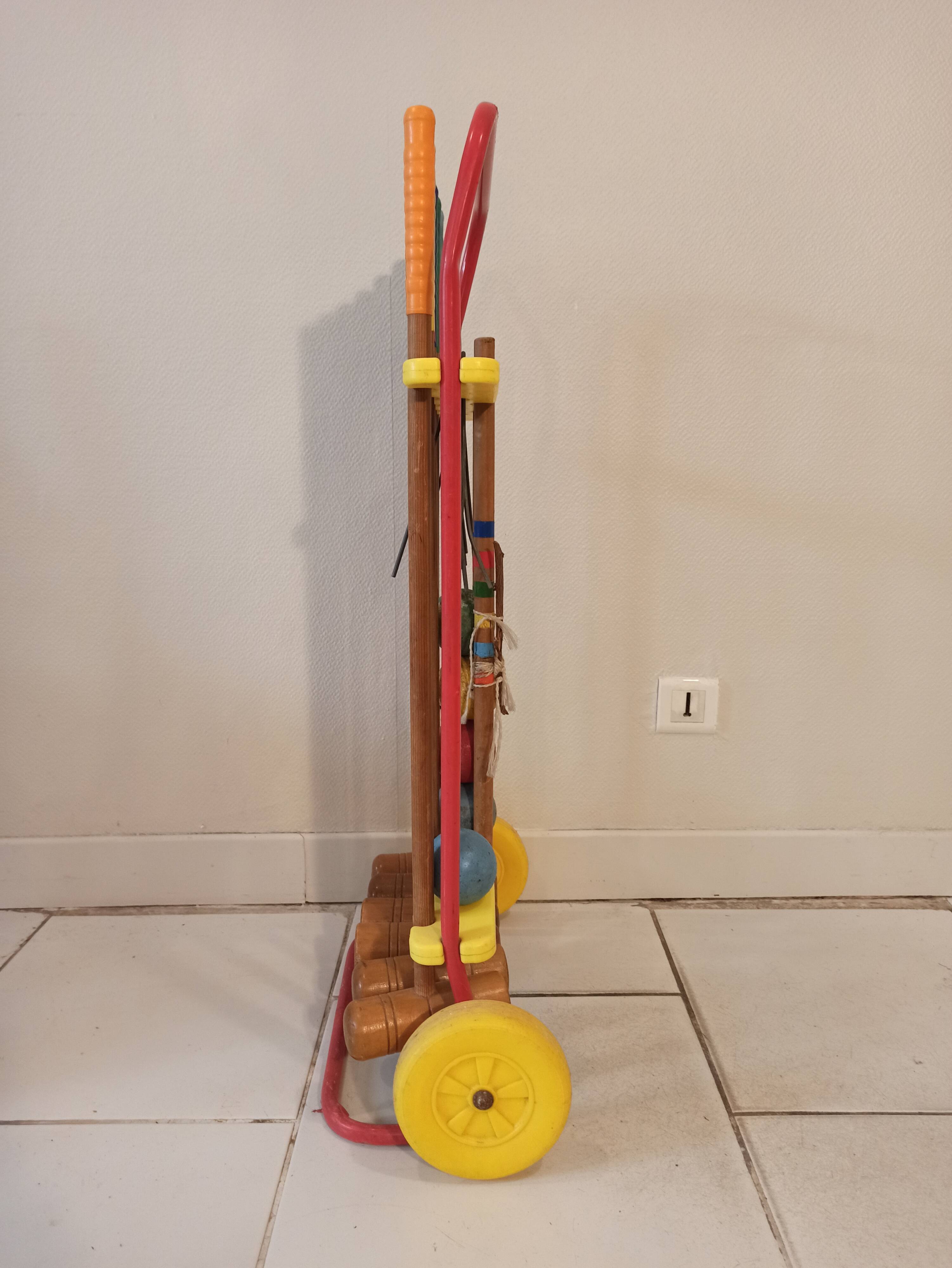 Vintage croquet game