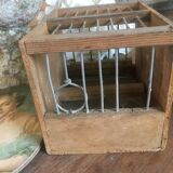 Wooden bird cage