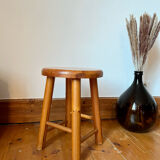 Vintage pine stool