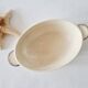 Old oval dish / vegetable dish in ironstone - "Renée" Art Deco model