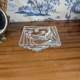Vide Poche ou Bougeoir en Cristal par JG Durand Style Art Déco Contemporain