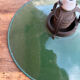 Industrial lampshade in enamelled sheet metal