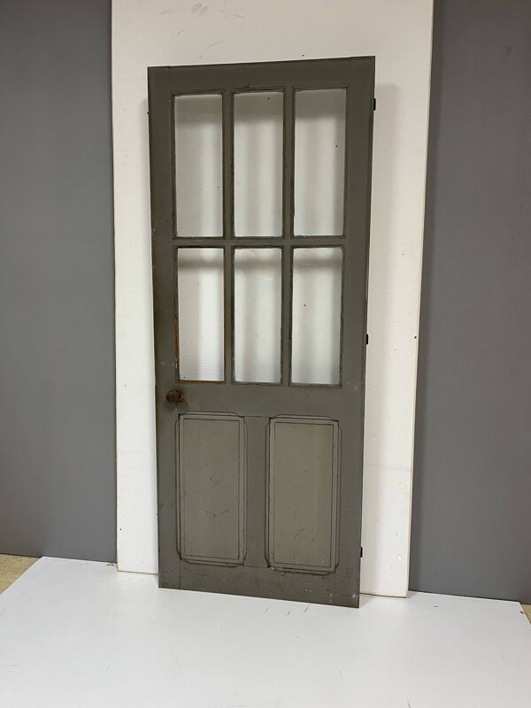 Porte vitrée ancienne début 20e