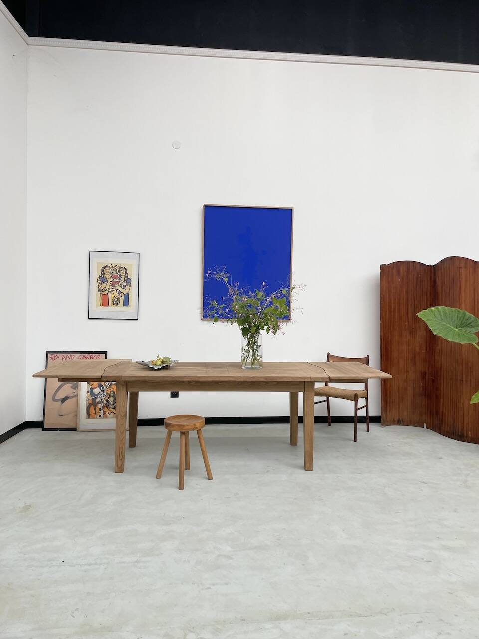 Oak farmhouse table 270 cm with extensions