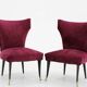 1950s Pair of Italian Chairs, Restored