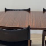 Extendable dining room table and chairs (by Kristian Solmer Vedel)