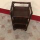 Small vintage 70s rattan shelf