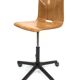 Woodmark vintage galvanitas Pagholz adjustable rotary work chair