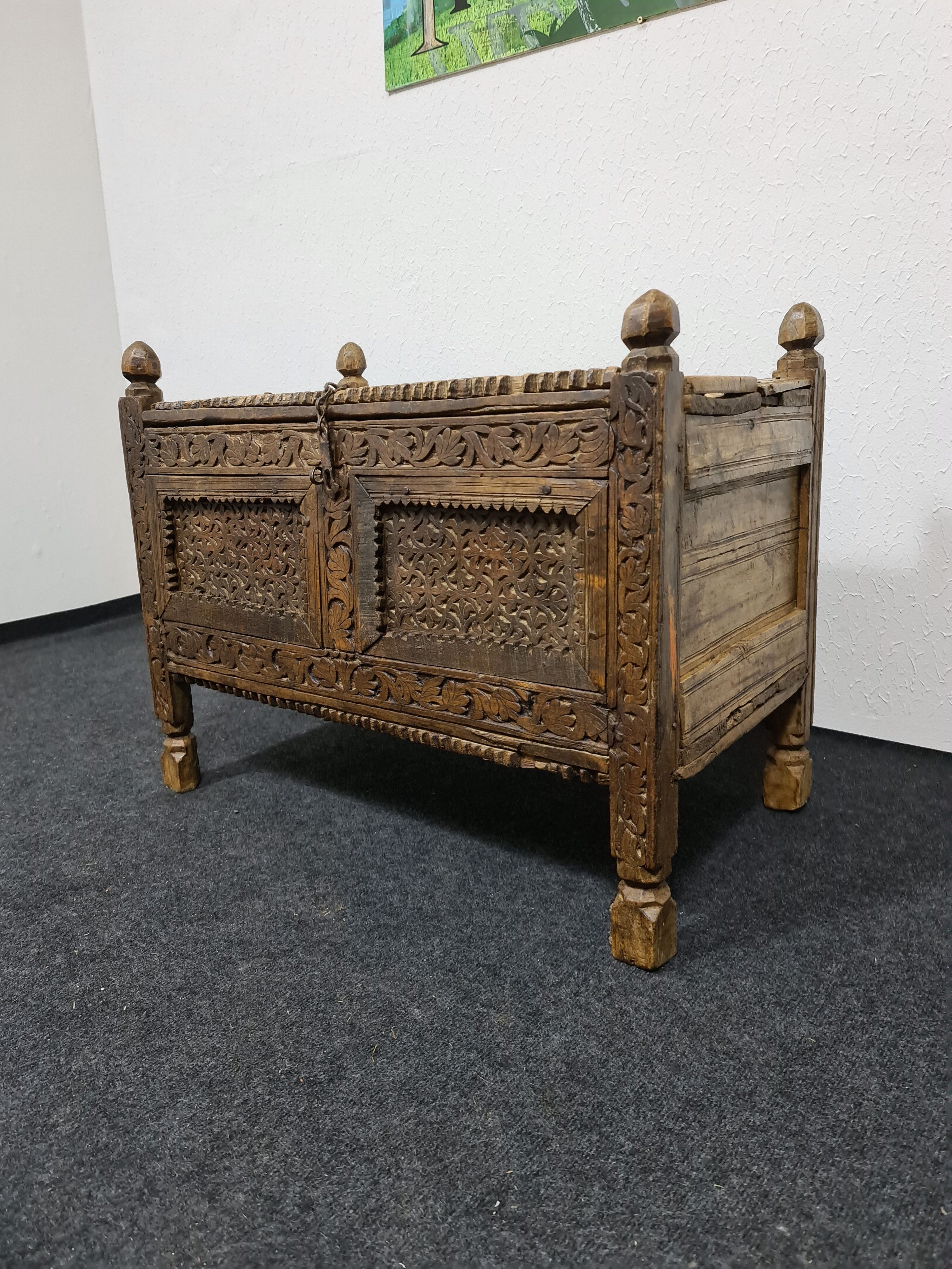 Antique Vintage Swat Valley Dowry Chest