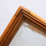 Vintage wooden and glass serving trolley