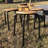 Set of 4 vintage stools