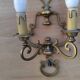 Paire d'applique bronze vintage
