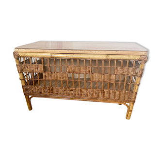 Rattan toy box