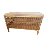 Rattan toy box