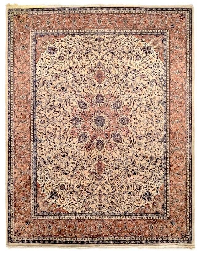 Large persian oriental carpet kashan iran - 275 x 375 cm