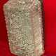 Aplique plafonnier en verre holophane industriel loft années 50 60 vintage 1950