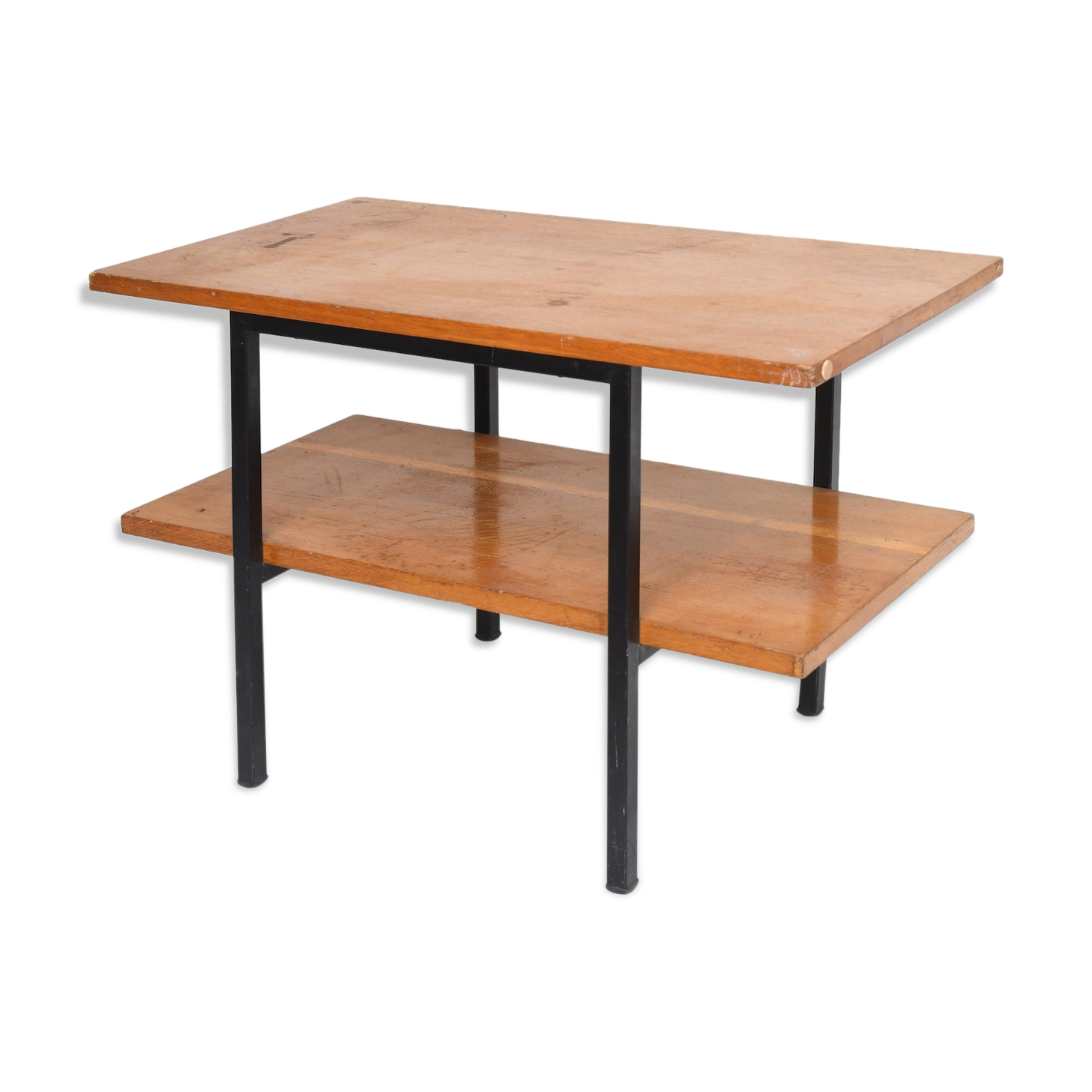 Vintage two-plated coffee table