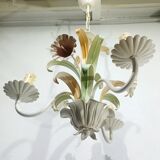 Lustre 3 lumières à fleurs