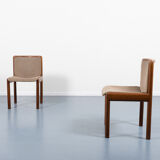 Set of 4 vintage Italian chairs 1970