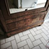 Bonnetière avec miroir