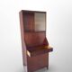 Buffet/crédence italienne en bois et acajou plaqué, années 1960.