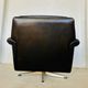 Vintage Danish mid-century leather lounge chair in black leather by G. Thams 1975