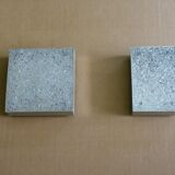 Pair of Brutalist wall lamps 60s