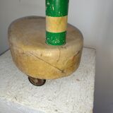 Jouet ancien canard à tirer en bois années 50