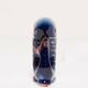 Set of 7 blue glass fish, mid-20th century.