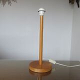 Scandinavian wooden lamp Denmark 1980
