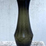 Vase en verre fumé