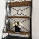 Rattan shelves