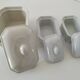 Trio de terrines Apilco porcelaine modèle perlé