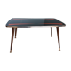 Table basse formica pieds compas fuselés