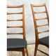 Set of 4 Scandinavian chairs model Liz in rosewood by Niels Koefoed