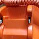 Telephone vintage orange