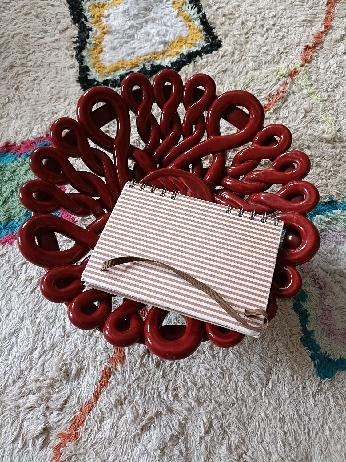 Braided Vallauris fruit basket