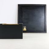 German design etched metal coffee table by Heinz Lilienthal