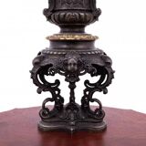 Paire de lampes à huile en bronze, France, vers 1880.