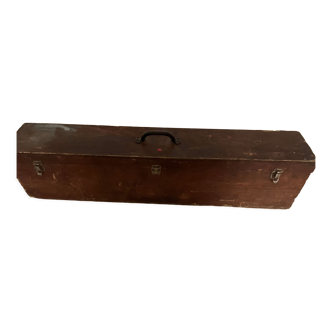 Antique wooden tool case