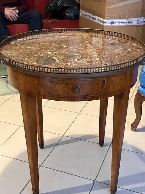 Louis XVI style bouillotte table