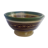 Berber bowl in earth with motifs