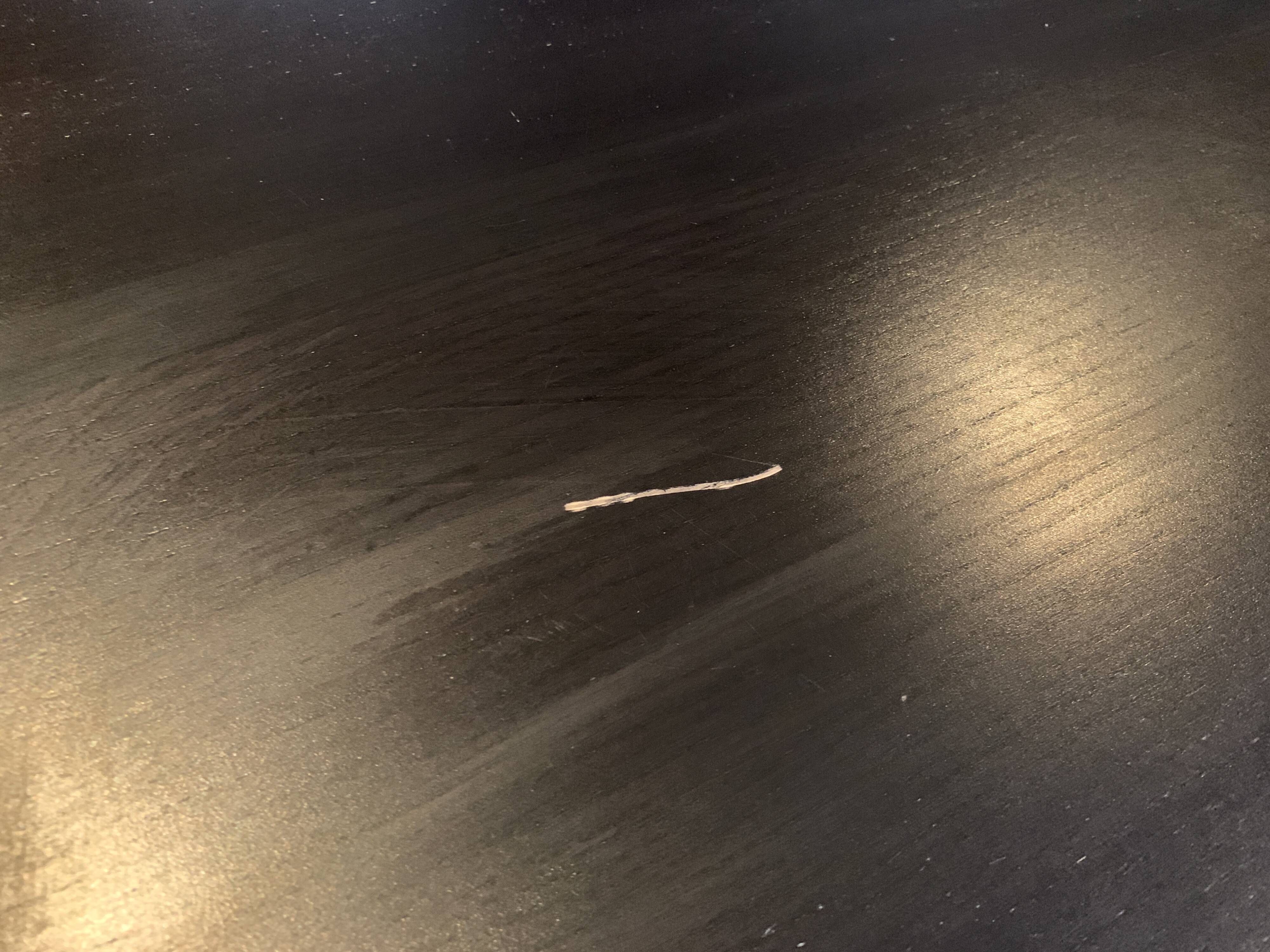 Large solid wood desk