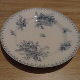 Plat Terre de Fer modèle Flore de U&C Sarreguemines