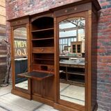 Large Notary's Furniture Early 20th Century in Mahogany