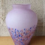 Parma vase in speckled glass paste