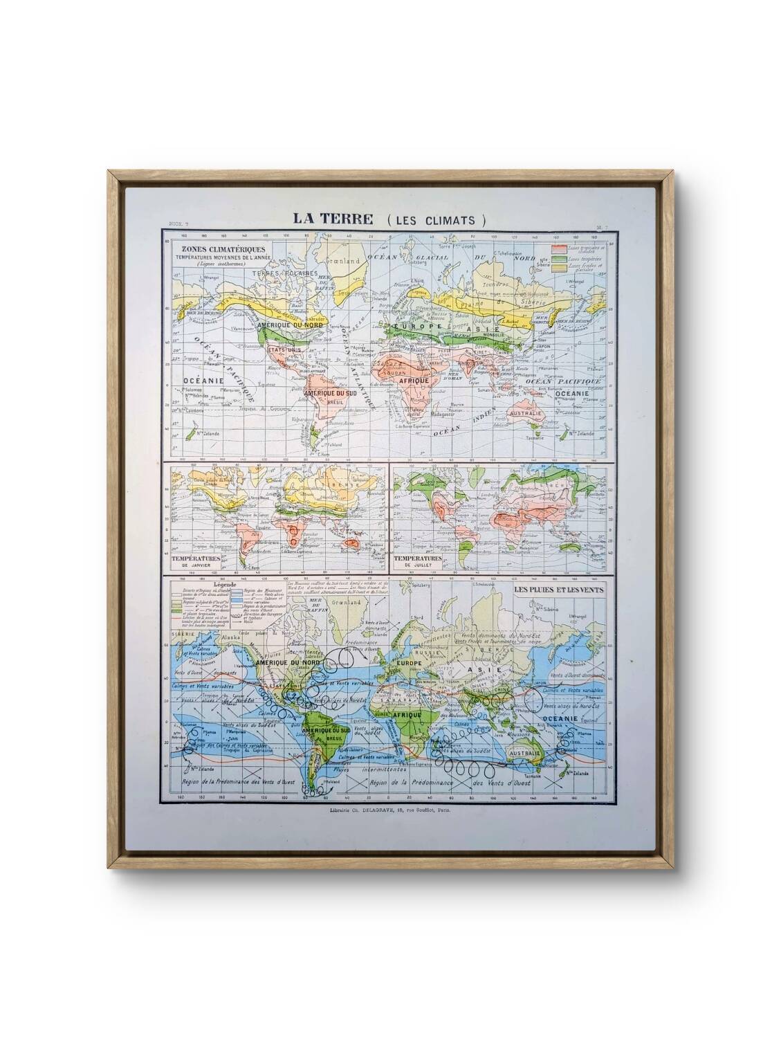 Printed in 1900, The Earth and its Climates.